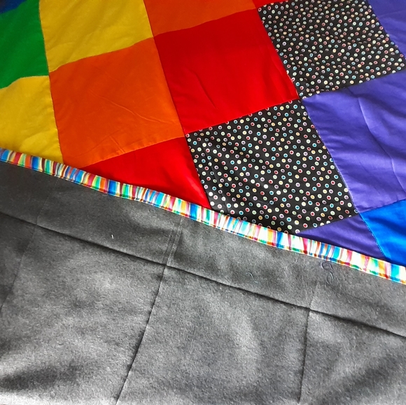 Rainbow Quilt - Picture 2 of 3